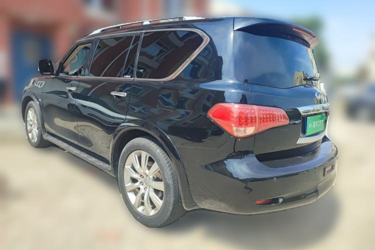 Used Infiniti QX80 2013 5.6L 4WD Rear Left 45 Deg