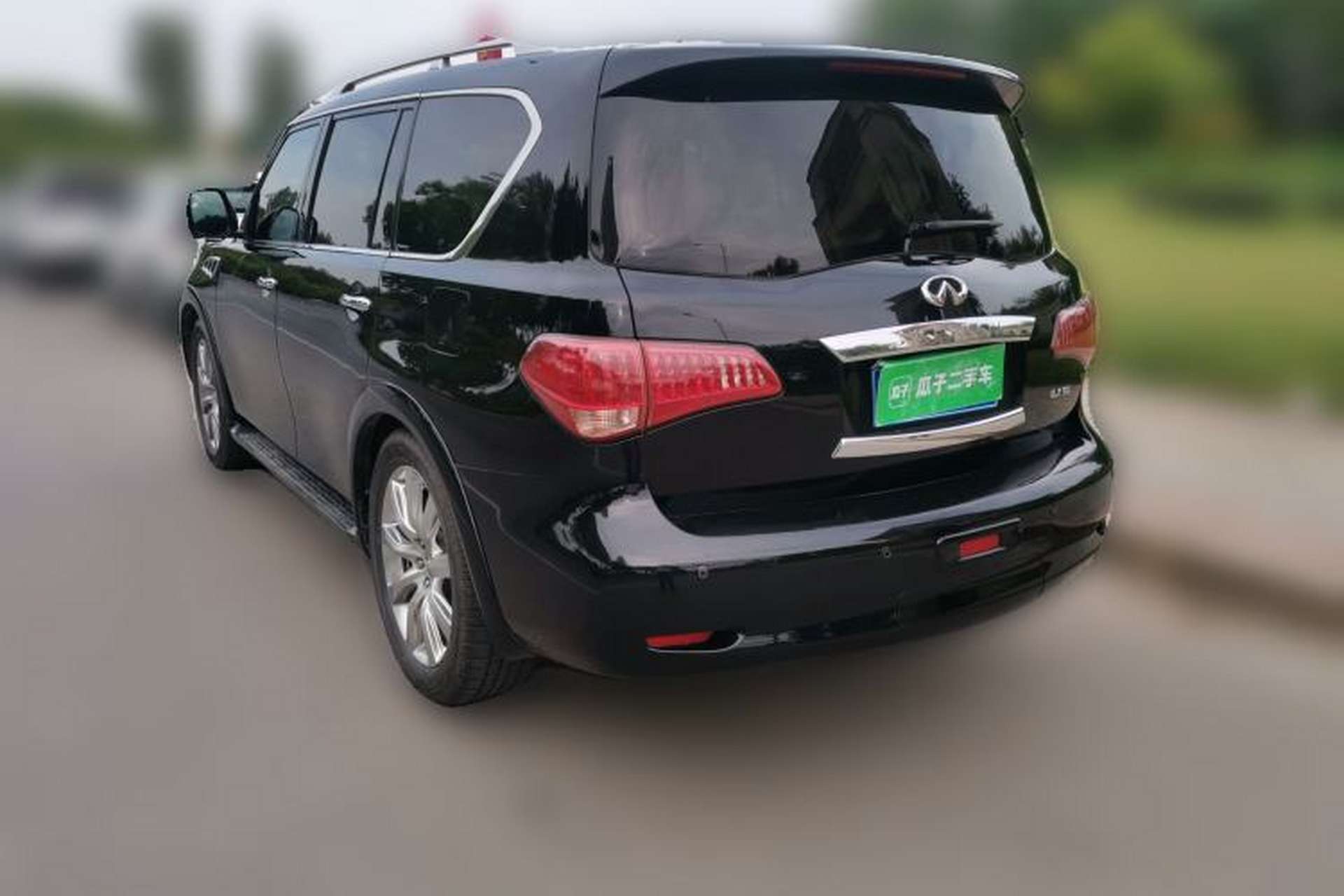 Used Infiniti QX80 2013 5.6L 4WD Rear Left 45 Deg