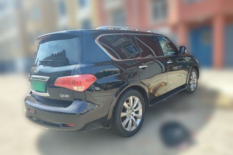 Used Infiniti QX80 2013 5.6L 4WD Rear Right 45 Deg
