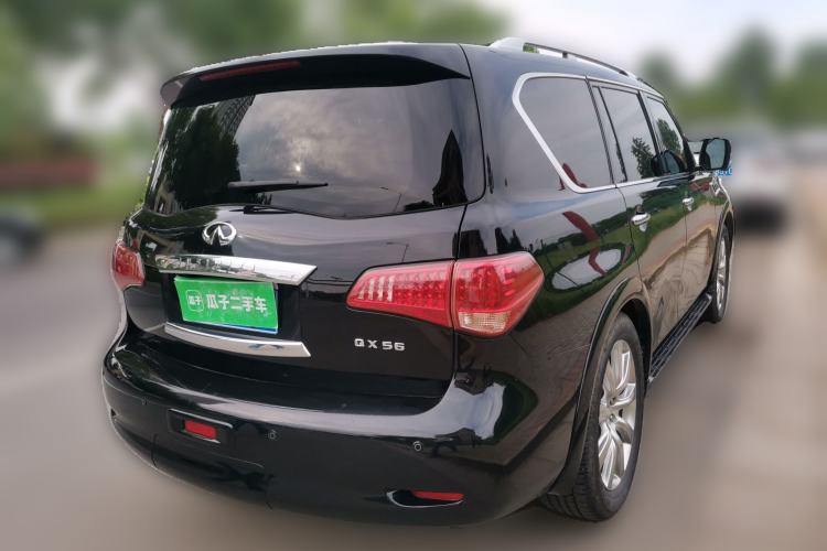 Used Infiniti QX80 2013 5.6L 4WD Rear Right 45 Deg