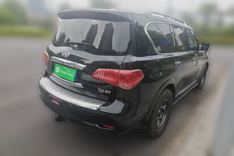 Used Infiniti QX80 2013 5.6L 4WD Rear Right 45 Deg