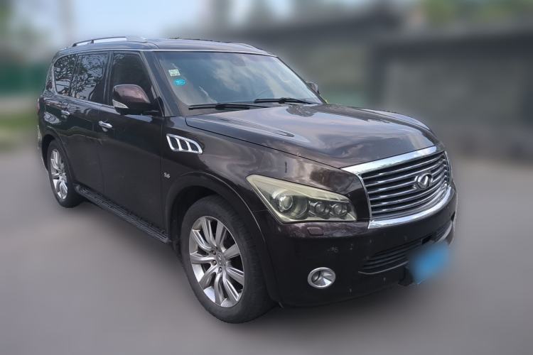 Used Infiniti QX80 2013 5.6L 4WD Front Right 45 Deg