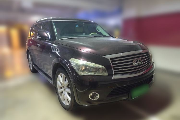 Used Infiniti QX80 2013 5.6L 4WD Front Right 45 Deg
