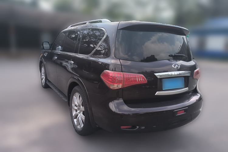 Used Infiniti QX80 2013 5.6L 4WD Rear Left 45 Deg