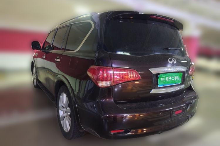 Used Infiniti QX80 2013 5.6L 4WD Rear Left 45 Deg