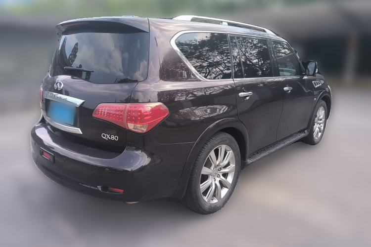 Used Infiniti QX80 2013 5.6L 4WD Rear Right 45 Deg