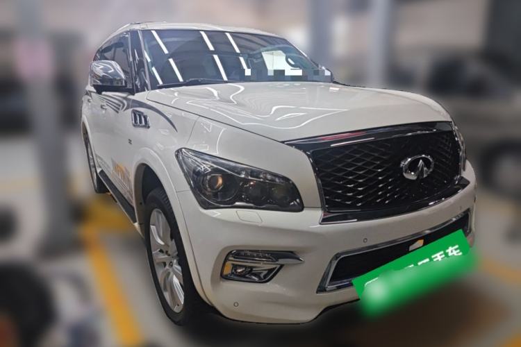 Used Infiniti QX80 2013 5.6L 4WD Front Right 45 Deg