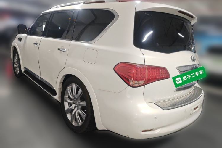 Used Infiniti QX80 2013 5.6L 4WD Rear Left 45 Deg