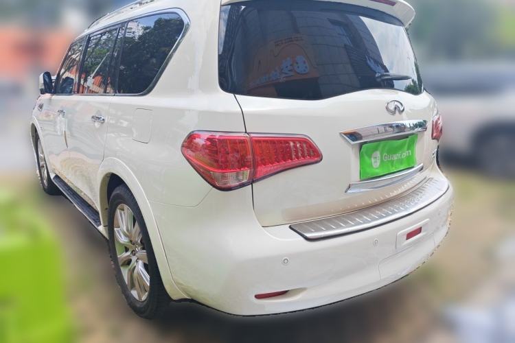 Used Infiniti QX80 2013 5.6L 4WD Rear Left 45 Deg