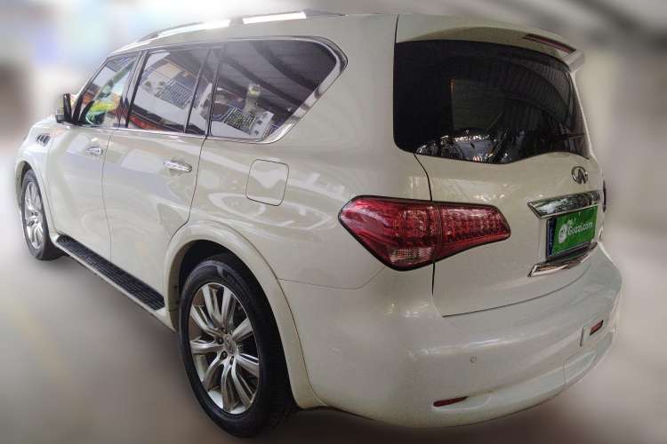 Used Infiniti QX80 2013 5.6L 4WD Rear Left 45 Deg