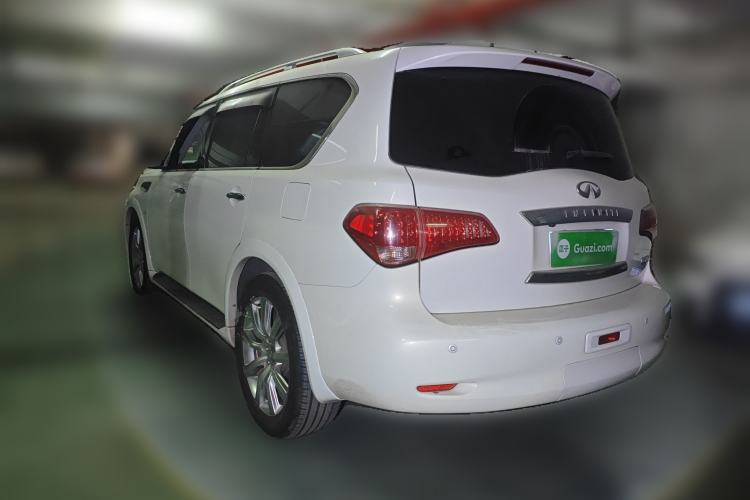 Used Infiniti QX80 2013 5.6L 4WD Rear Left 45 Deg