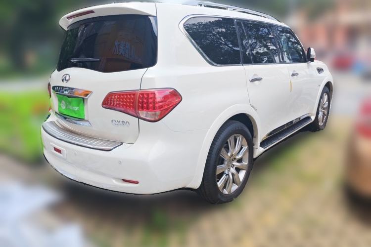 Used Infiniti QX80 2013 5.6L 4WD Rear Right 45 Deg