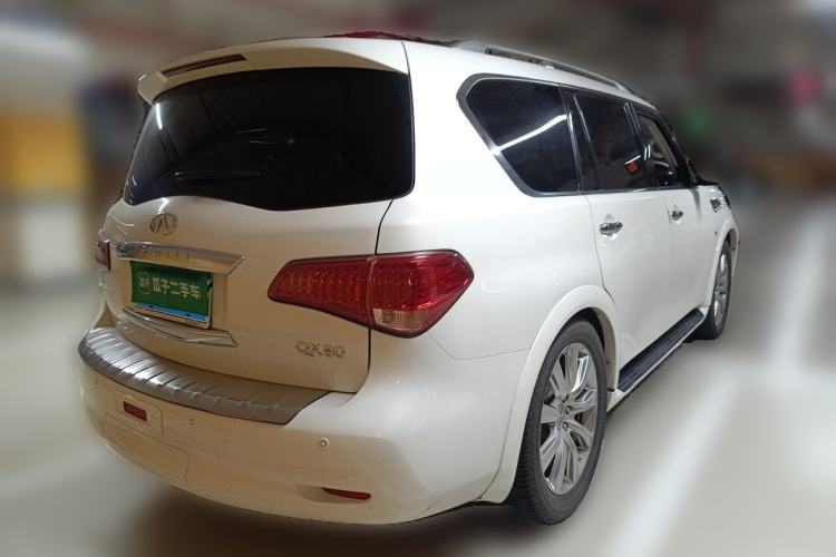 Used Infiniti QX80 2013 5.6L 4WD Rear Right 45 Deg