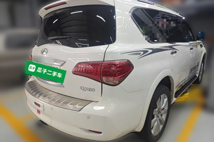 Used Infiniti QX80 2013 5.6L 4WD Rear Right 45 Deg