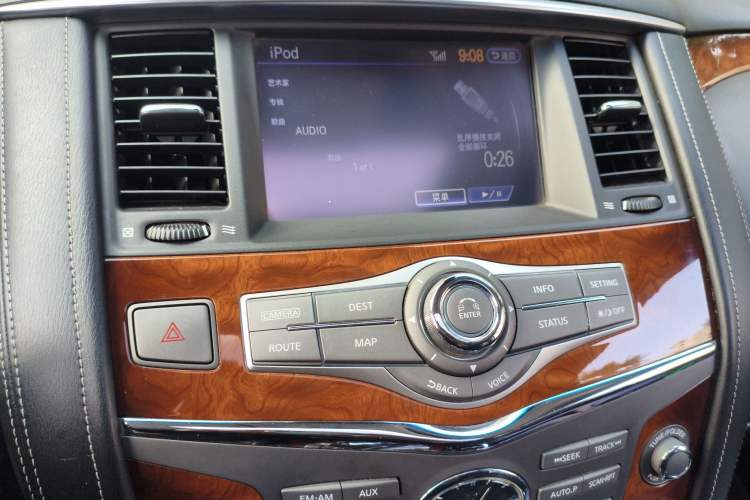 Used Infiniti QX80 2016 5.6L 4WD Audio And AC Panel