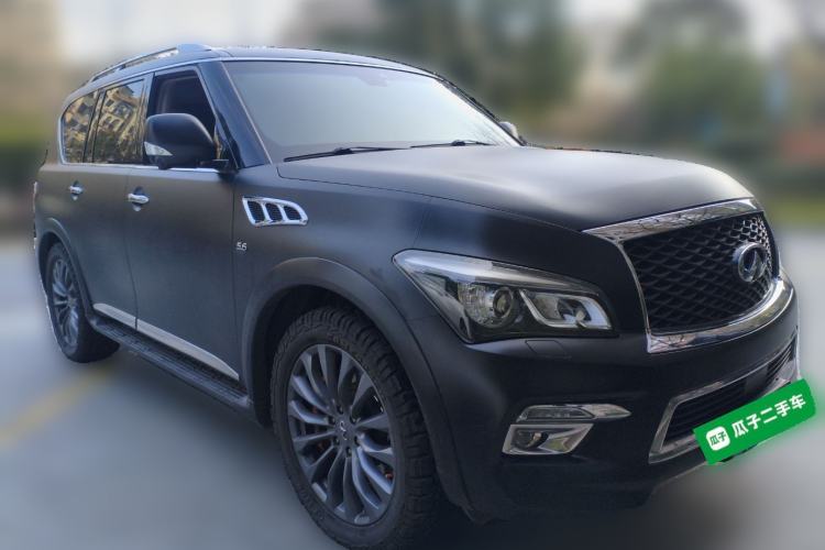 Used Infiniti QX80 2016 5.6L 4WD Front Right 45 Deg