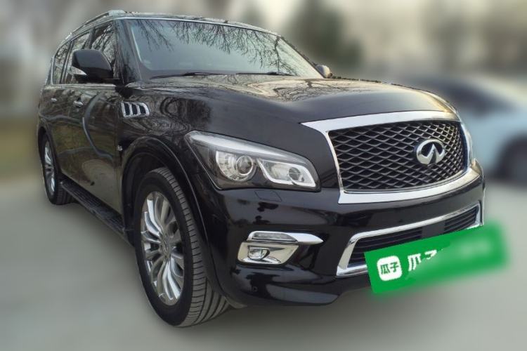 Used Infiniti QX80 2016 5.6L 4WD Front Right 45 Deg