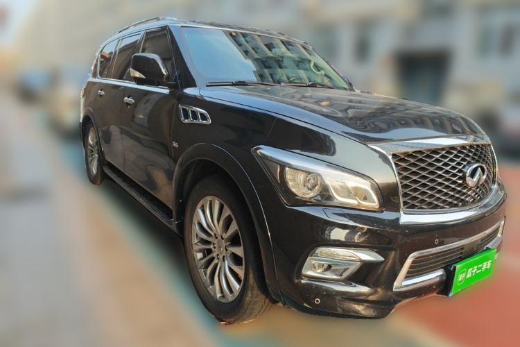 Used Infiniti QX80 2016 5.6L 4WD Front Right 45 Deg