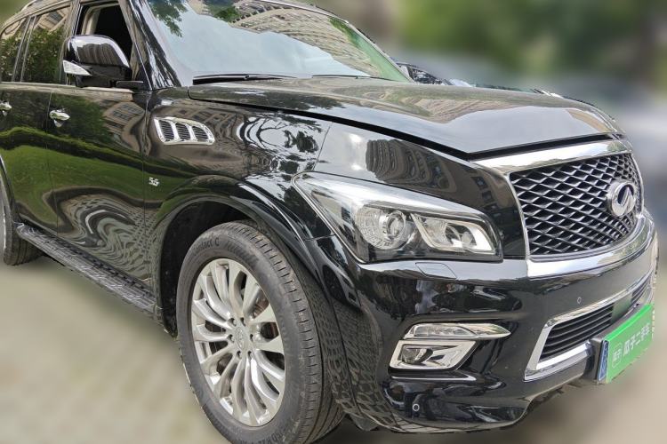Used Infiniti QX80 2016 5.6L 4WD Front Right 45 Deg