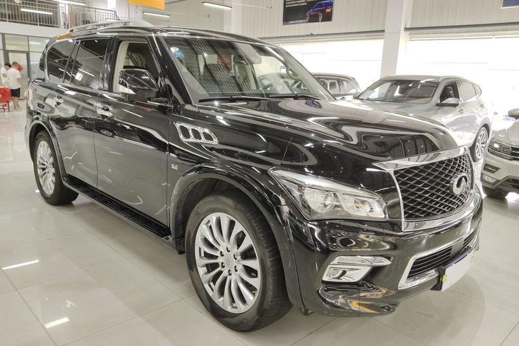 Used Infiniti QX80 2016 5.6L 4WD Front Right 45 Deg