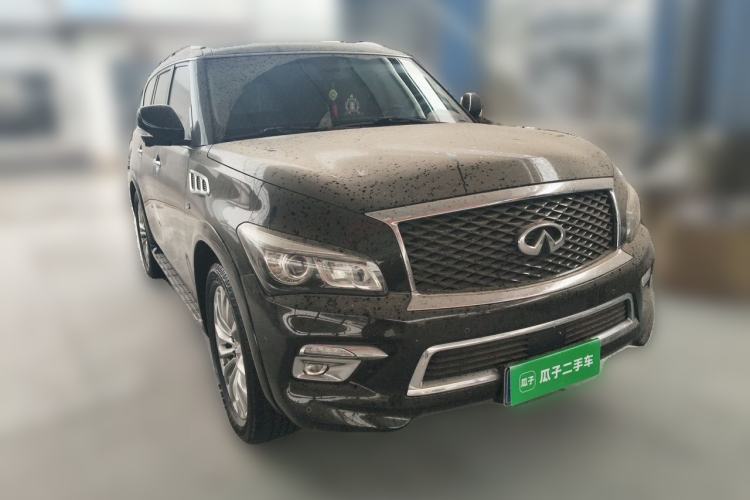 Used Infiniti QX80 2016 5.6L 4WD Front Right 45 Deg