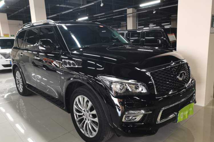 Used Infiniti QX80 2016 5.6L 4WD Front Right 45 Deg