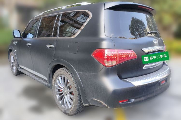 Used Infiniti QX80 2016 5.6L 4WD Rear Left 45 Deg