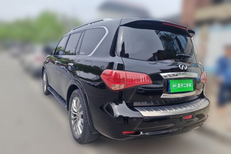 Used Infiniti QX80 2016 5.6L 4WD Rear Left 45 Deg
