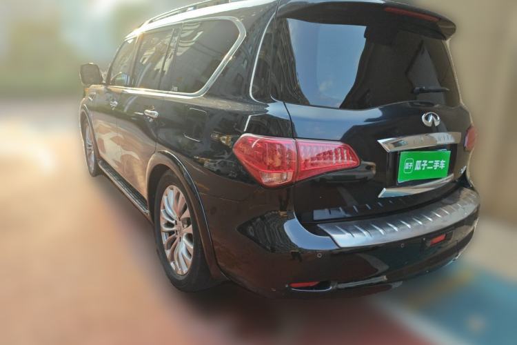 Used Infiniti QX80 2016 5.6L 4WD Rear Left 45 Deg