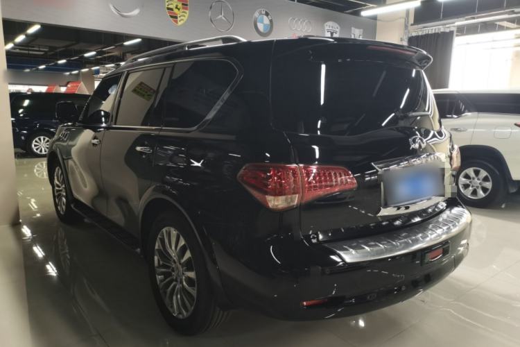 Used Infiniti QX80 2016 5.6L 4WD Rear Left 45 Deg