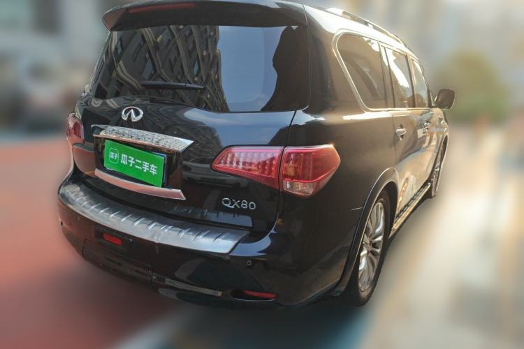 Used Infiniti QX80 2016 5.6L 4WD Rear Right 45 Deg