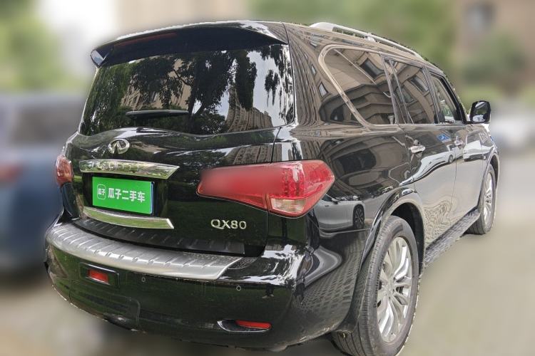 Used Infiniti QX80 2016 5.6L 4WD Rear Right 45 Deg