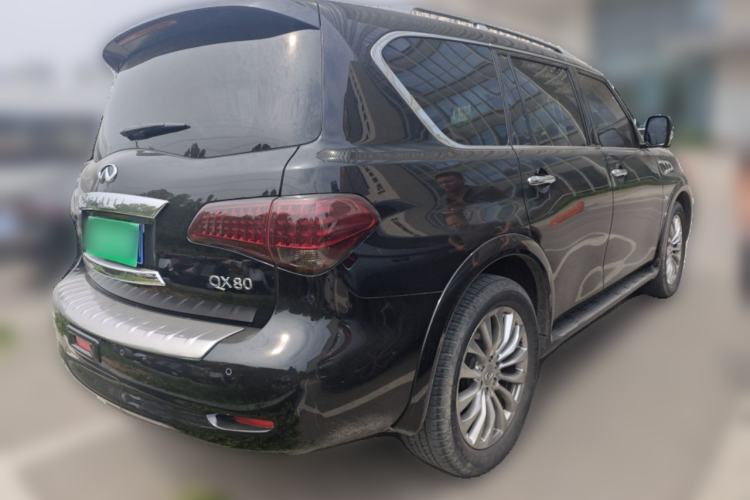 Used Infiniti QX80 2016 5.6L 4WD Rear Right 45 Deg