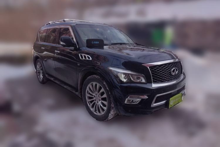 Used Infiniti QX80 2016 5.6L 4WD Front Right 45 Deg