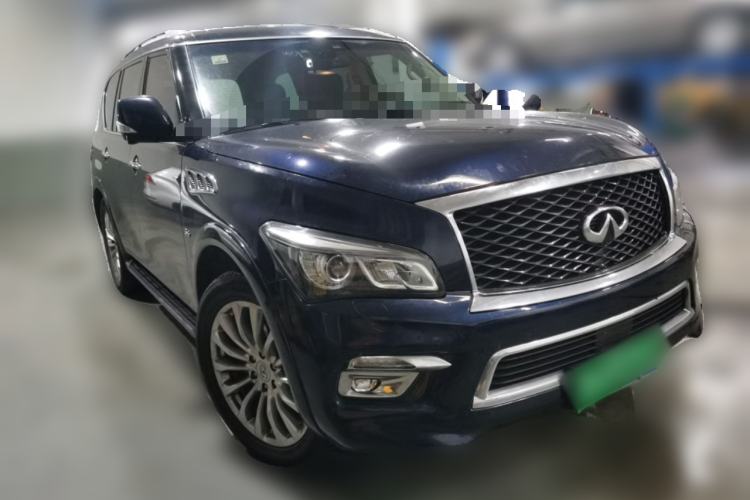 Used Infiniti QX80 2016 5.6L 4WD Front Right 45 Deg
