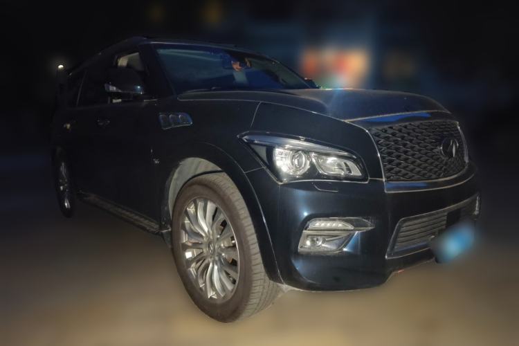 Used Infiniti QX80 2016 5.6L 4WD Front Right 45 Deg