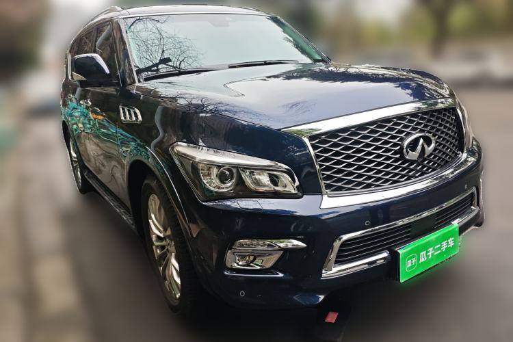 Used Infiniti QX80 2016 5.6L 4WD Front Right 45 Deg