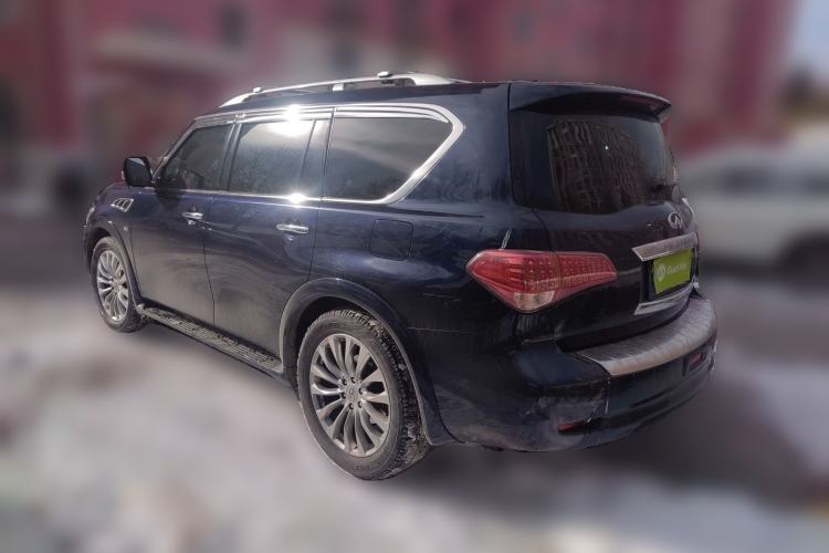 Used Infiniti QX80 2016 5.6L 4WD Rear Left 45 Deg
