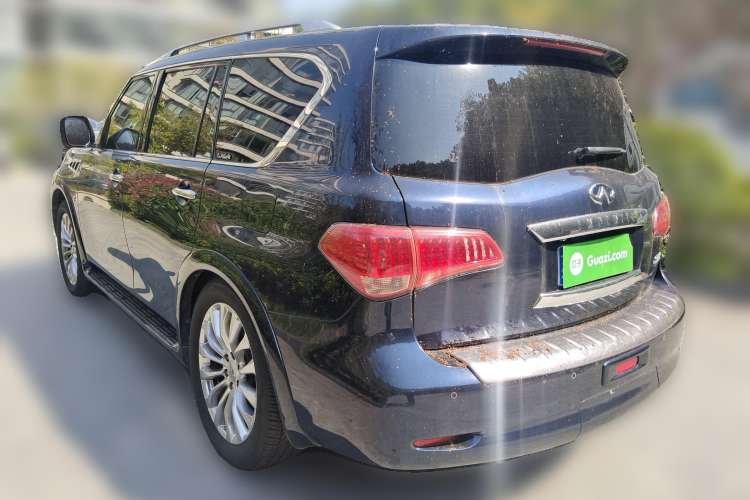 Used Infiniti QX80 2016 5.6L 4WD Rear Left 45 Deg
