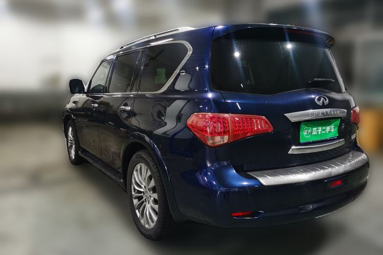 Used Infiniti QX80 2016 5.6L 4WD Rear Left 45 Deg