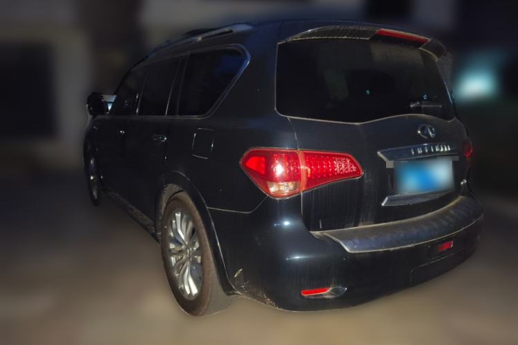 Used Infiniti QX80 2016 5.6L 4WD Rear Left 45 Deg