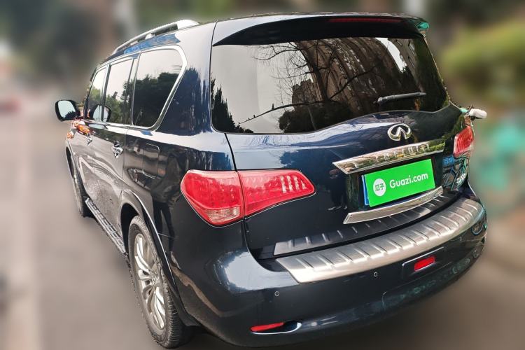 Used Infiniti QX80 2016 5.6L 4WD Rear Left 45 Deg