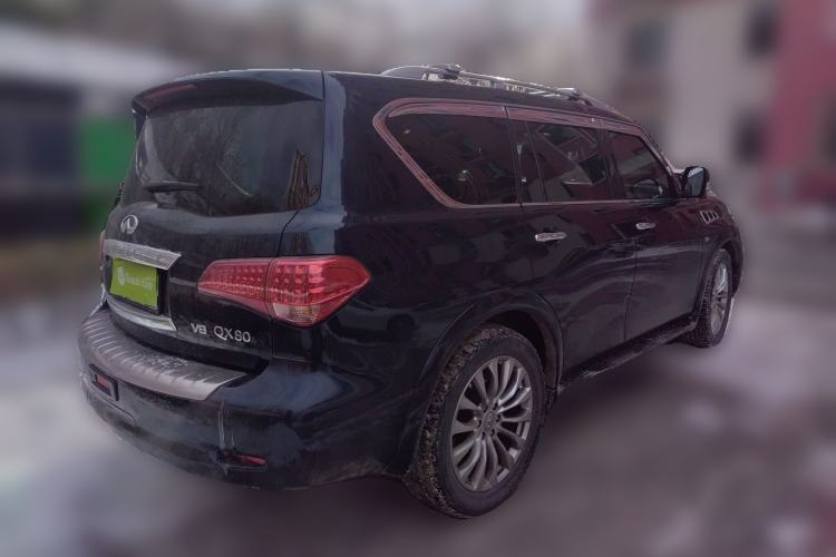 Used Infiniti QX80 2016 5.6L 4WD Rear Right 45 Deg