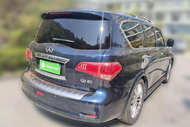 Used Infiniti QX80 2016 5.6L 4WD Rear Right 45 Deg