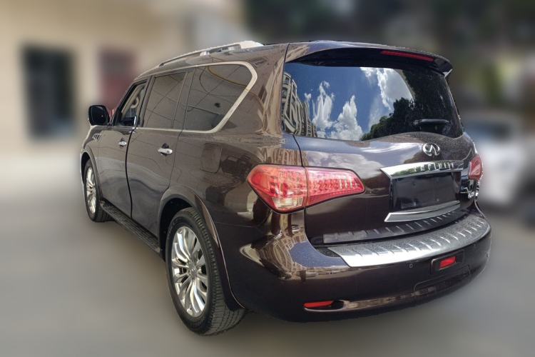 Used Infiniti QX80 2016 5.6L 4WD Rear Left 45 Deg