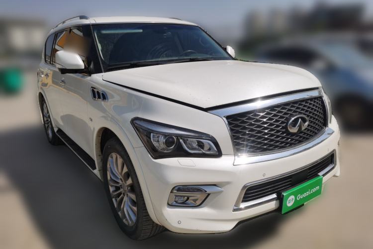 Used Infiniti QX80 2016 5.6L 4WD Front Right 45 Deg