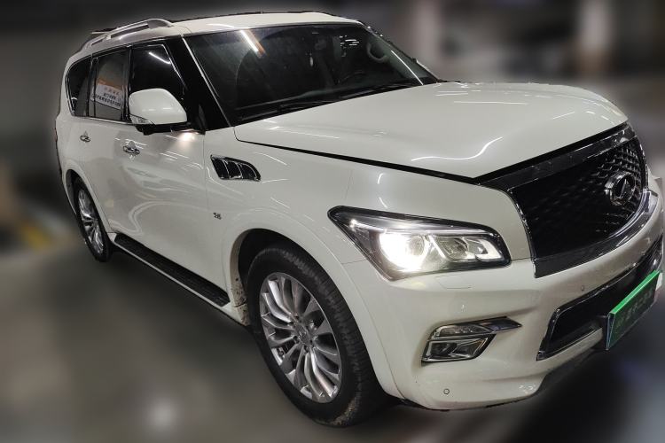 Used Infiniti QX80 2016 5.6L 4WD Front Right 45 Deg