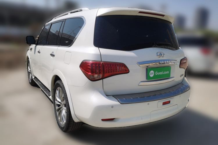 Used Infiniti QX80 2016 5.6L 4WD Rear Left 45 Deg