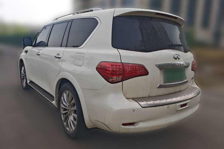 Used Infiniti QX80 2016 5.6L 4WD Rear Left 45 Deg