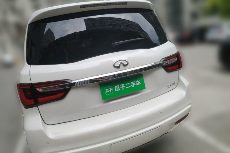Used Infiniti QX80 2016 5.6L 4WD Rear Left 45 Deg